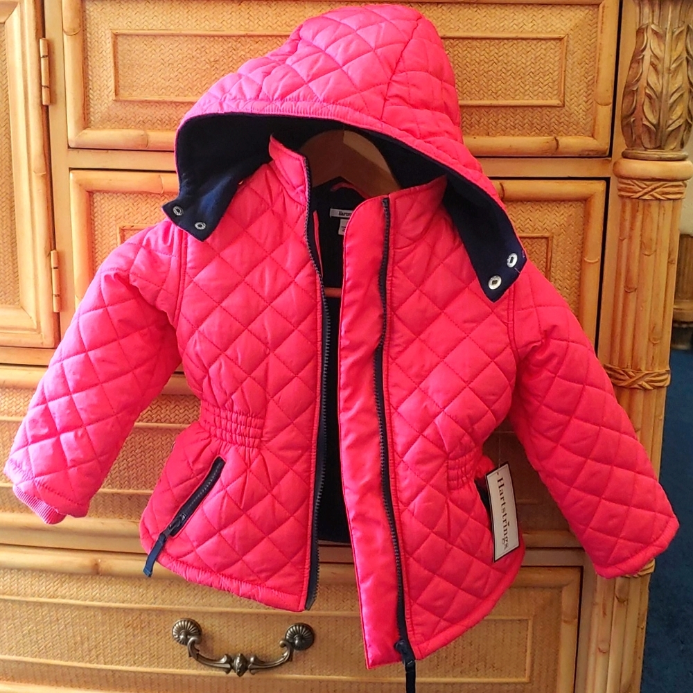 Hartstring woven jacket for girls